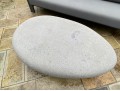 Fabulous River Stone Form Outdoor Coffee Table