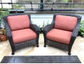 Pair Of Ebel Outdoor Wicker Chairs