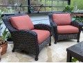Pair Of Ebel Outdoor Wicker Chairs