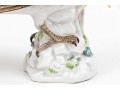 German, Meissen Hand-Painted Porcelain Perched Lark On Rockery