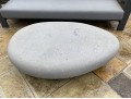 Fabulous River Stone Form Outdoor Coffee Table