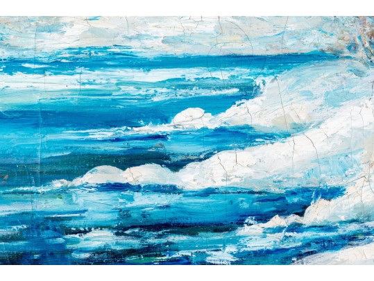 Noah G. Nandor Signed Oil On Canvas, Winter Scene, 1938