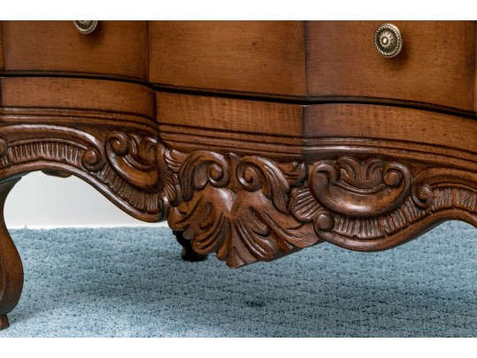 Quality Rococo Style Carved Three Drawer Chest