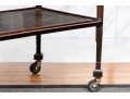 Quality Bar Cart With Removable Glass Serving Tray Top