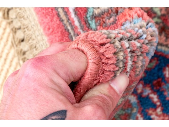 Hand-Knotted Wool Accent Carpet, 4'-1