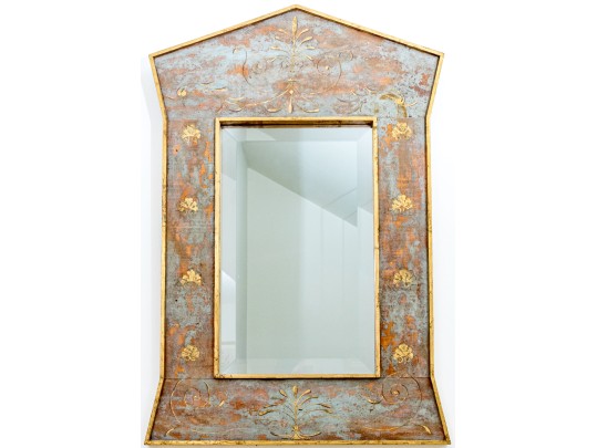 Neoclassical Style Architectural Beveled Mirror