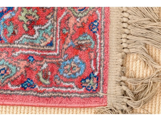 Hand-Knotted Wool Accent Carpet, 4'-1