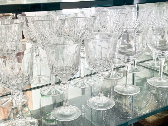 Assembled Collection Of Bar Stemware