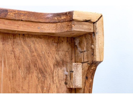 Unusual Connecticut Federal Pine Blanket Chest With Faux Drawers, Ca, 1800-20