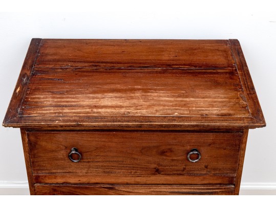 Vintage End Table With Three Drawers