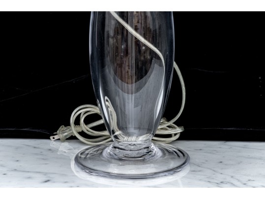Simon Pearce Footed Glass Table Lamp
