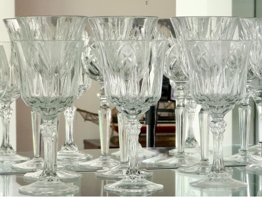 Assembled Collection Of Bar Stemware