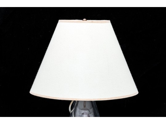 Simon Pearce Footed Glass Table Lamp