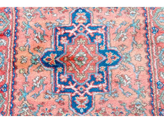Hand-Knotted Wool Accent Carpet, 4'-1