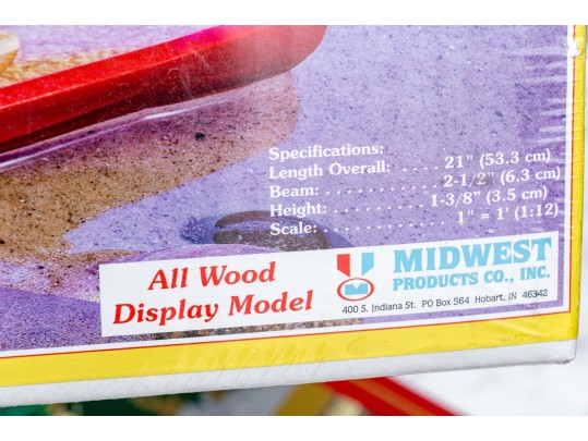 Restoration Hardware Train Set And Double Kayak Model