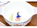 Collection Of French Henriot Quimper Hand-Painted Ceramics