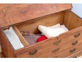 Unusual Connecticut Federal Pine Blanket Chest With Faux Drawers, Ca, 1800-20