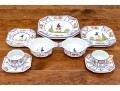 Collection Of French Henriot Quimper Hand-Painted Ceramics