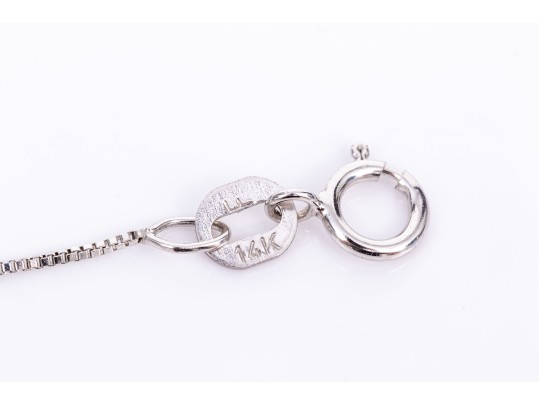 14k White Gold 18