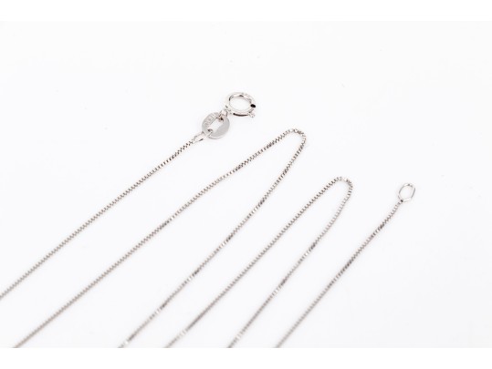 14k White Gold 18