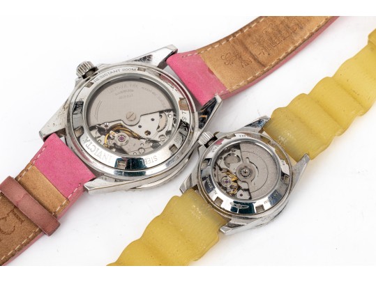 Pair Of Fashion Diver Invicta Automatic Wristwatches, 38mm And 28mm