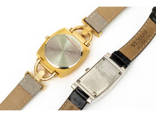 Pair Of Fashion Quartz Wristwatches, Invicta And Isaac Mizrahi