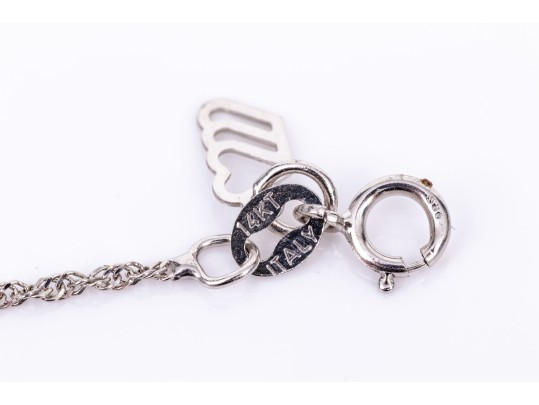 14k White Gold 18