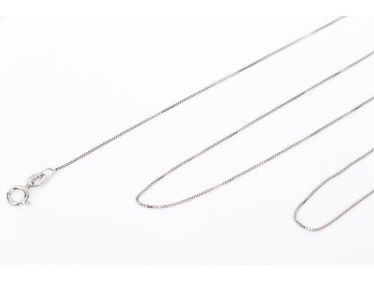 14k White Gold 18