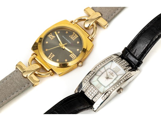 Pair Of Fashion Quartz Wristwatches, Invicta And Isaac Mizrahi
