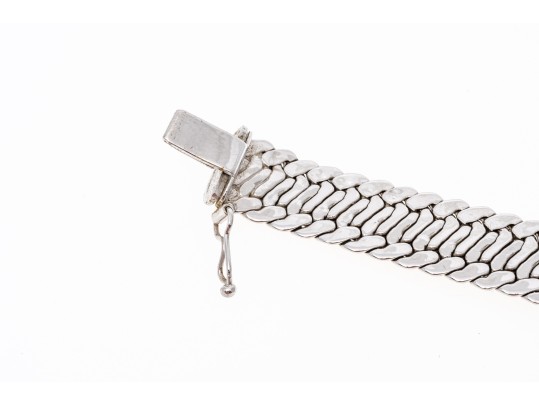 14K White Gold Croton Quartz Watch