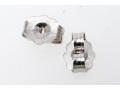 Simple 14K White Gold Diamond Stud Earrings