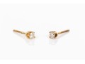 Pair Of 14K Diamond Stud Earrings, 0.13 TCW