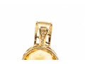 14k Yellow Gold Contemporary Round Citrine Pendant, App. 2.46 CTS