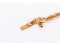 18k Yellow Gold Classic Rope Style Chain Anklet