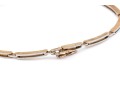 14k Beautiful Vintage Diamond (app. 0.33 TCW) And Sapphire Filigree Topped Bracelet