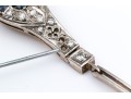 14k Beautiful Vintage Diamond (app. 0.33 TCW) And Sapphire Filigree Topped Bracelet