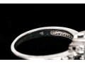 18k White Gold Pretty Seafoam Tourmaline And Diamond Ring, Size 5