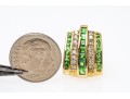 14K Tsavorite And Diamond Set Slide Pendant