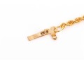 18k Yellow Gold Classic Rope Style Chain Anklet