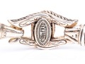 Scott Kay Sterling Silver Fabulous CZ Set Knot And Cable Hook Bracelet, Small Diameter