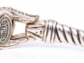 Scott Kay Sterling Silver Fabulous CZ Set Knot And Cable Hook Bracelet, Small Diameter