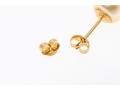 14K Complimentary Pearl Necklace And Stud Earrings