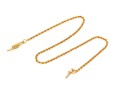 18k Yellow Gold Classic Rope Style Chain Anklet