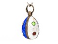 Antique Russian 88 Silver Fabulous Colorful Enamel Easter Egg Pendant, Circa 1899 To 1908