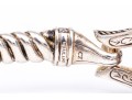 Scott Kay Sterling Silver Fabulous CZ Set Knot And Cable Hook Bracelet, Small Diameter