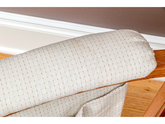 Dutailier Maple Glider Rocking Chair With Ottoman