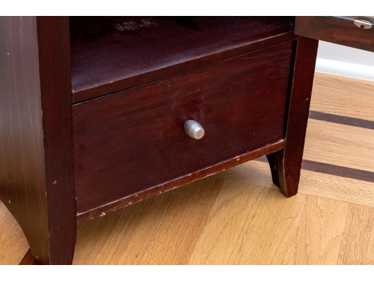 Handsome Glass Paned Display Cabinet