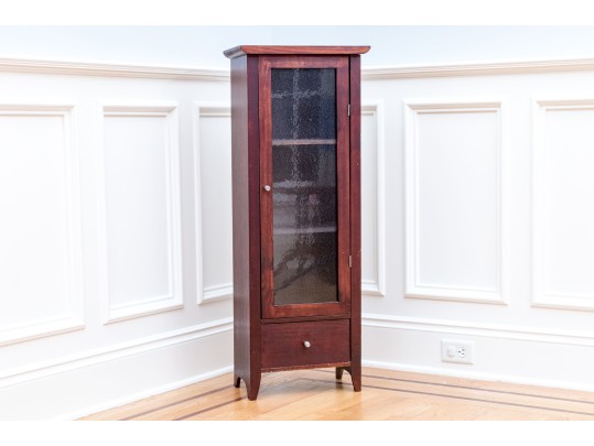 Handsome Glass Paned Display Cabinet