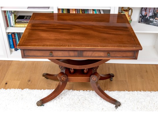 Regency Style Mahogany Card Table