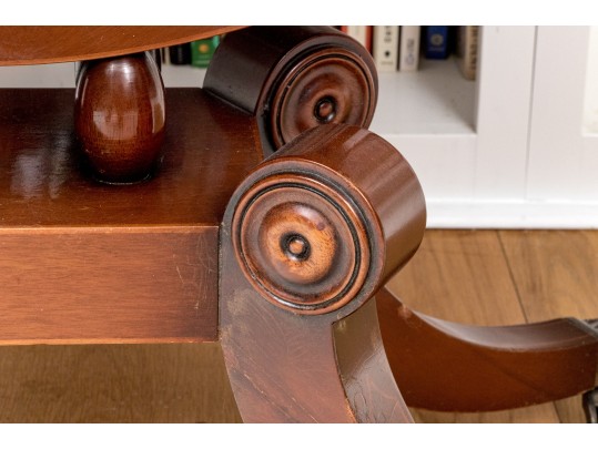 Regency Style Mahogany Card Table